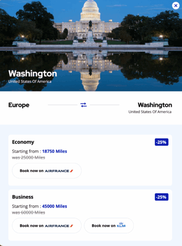 Flying Blue Promo Rewards