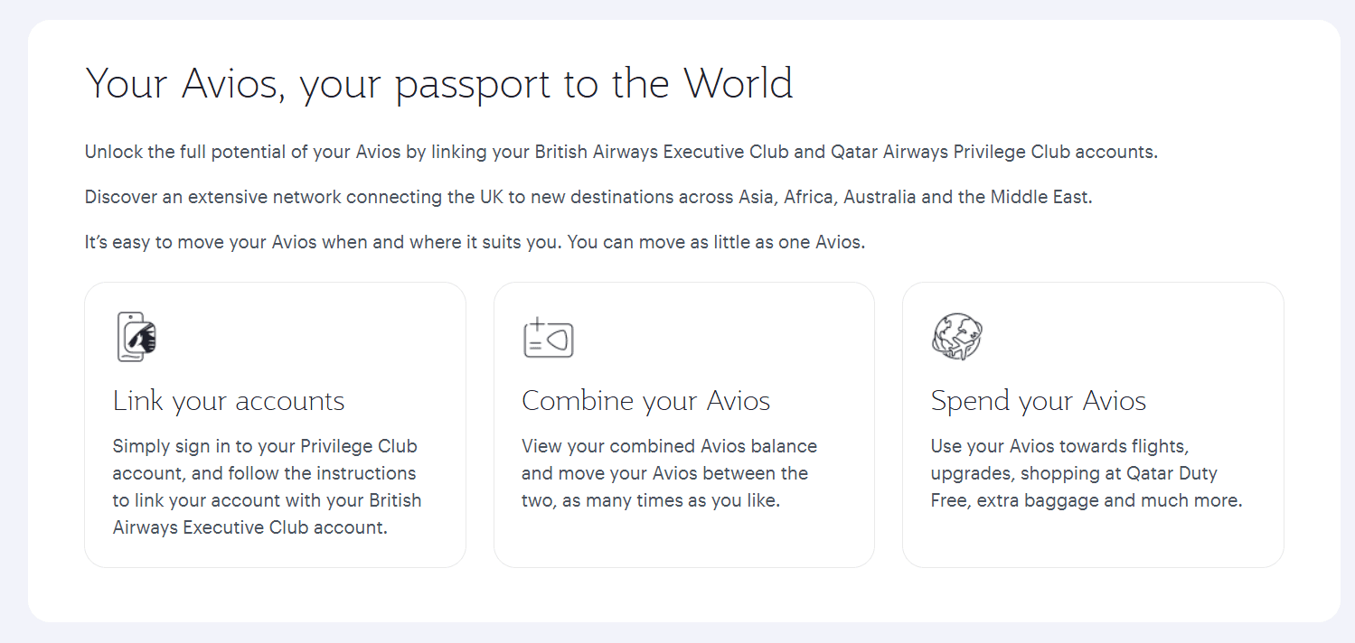 Amex punten Qatar