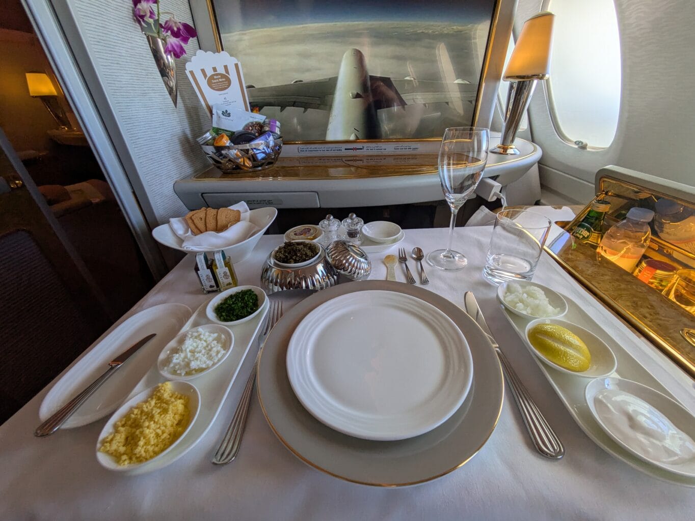 Emirates First Class A380 Dubai – Amsterdam: Review